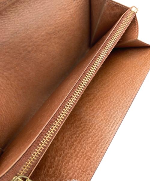 LOUIS VUITTON（ルイ ヴィトン）LOUIS VUITTON (ルイ ヴィトン) ポルトフォイユ・サラ/長財布 ブラウン サイズ:表記なしの古着・服飾アイテム