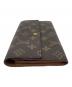 中古・古着 LOUIS VUITTON (ルイ ヴィトン) ポルトフォイユ・サラ/長財布 ブラウン サイズ:表記なし：7000円