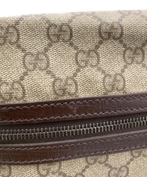 GUCCI（グッチ）GUCCI (グッチ) GGスプリームメッセンジャーバッグ ブラウンの古着・服飾アイテム