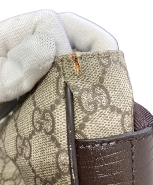 GUCCI（グッチ）GUCCI (グッチ) GGスプリームメッセンジャーバッグ ブラウンの古着・服飾アイテム