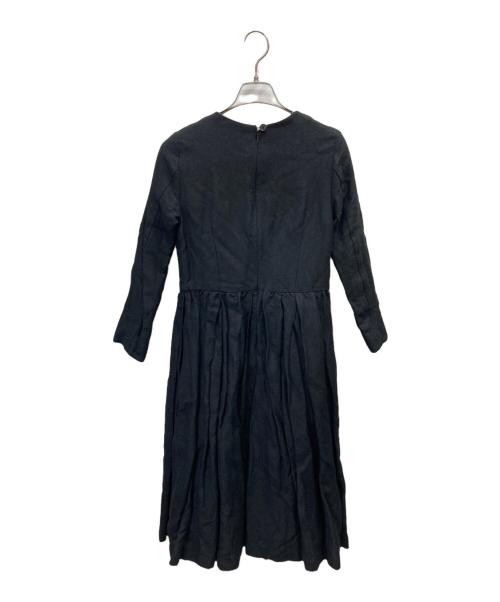 YAECA WRITE（ヤエカ ライト）YAECA WRITE (ヤエカ ライト) タックドレスワンピース ブラック サイズ:Sの古着・服飾アイテム