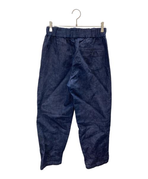 soi-e（ソワ）soi-e (ソワ) コットンリネンデニムパンツ インディゴ サイズ:1の古着・服飾アイテム