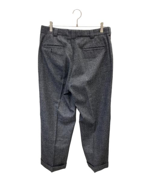 STEVEN ALAN（スティーブンアラン）STEVEN ALAN (スティーブンアラン) GLEN CHECK BAGGY STRAIGHT PANTS グレー サイズ:XLの古着・服飾アイテム