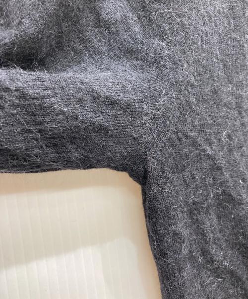 DRIES VAN NOTEN（ドリスヴァンノッテン）DRIES VAN NOTEN (ドリスヴァンノッテン) アルパカ混カーディガン グレー サイズ:Sの古着・服飾アイテム