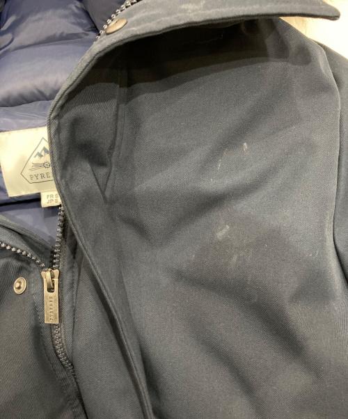 Pyrenex（ピレネックス）Pyrenex (ピレネックス) ANNECY フーデッドファーダウンジャケット ネイビー サイズ:Sの古着・服飾アイテム