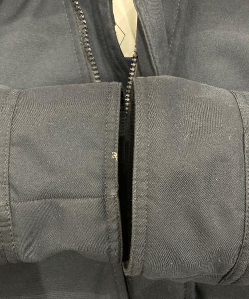 Pyrenex（ピレネックス）Pyrenex (ピレネックス) ANNECY フーデッドファーダウンジャケット ネイビー サイズ:Sの古着・服飾アイテム