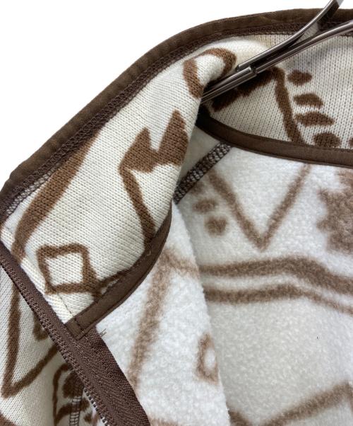 THE NORTH FACE（ザ ノース フェイス）THE NORTH FACE (ザ ノース フェイス) Printed Gordon Lyons 1/4 Zip Sweater ベージュ サイズ:Mの古着・服飾アイテム