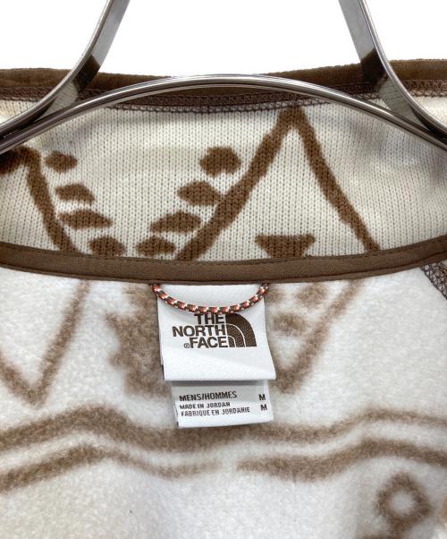 THE NORTH FACE（ザ ノース フェイス）THE NORTH FACE (ザ ノース フェイス) Printed Gordon Lyons 1/4 Zip Sweater ベージュ サイズ:Mの古着・服飾アイテム
