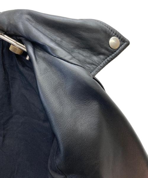 moussy（マウジー）moussy (マウジー) OVERSIZED LEATHER ジャケット ブラック サイズ:FREEの古着・服飾アイテム