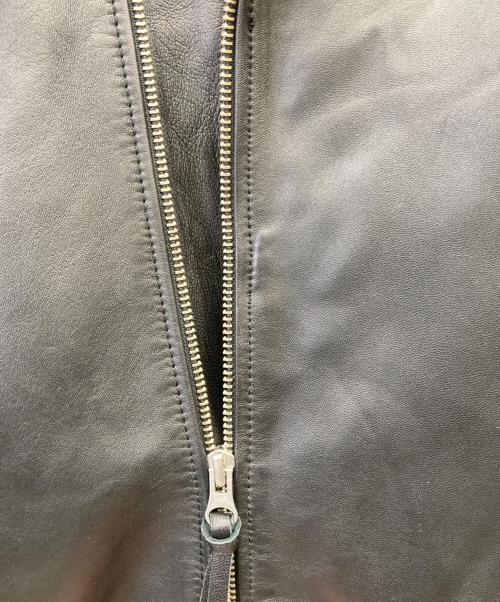 moussy（マウジー）moussy (マウジー) OVERSIZED LEATHER ジャケット ブラック サイズ:FREEの古着・服飾アイテム