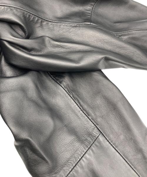 moussy（マウジー）moussy (マウジー) OVERSIZED LEATHER ジャケット ブラック サイズ:FREEの古着・服飾アイテム