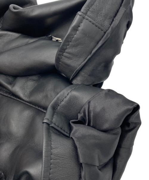 moussy（マウジー）moussy (マウジー) OVERSIZED LEATHER ジャケット ブラック サイズ:FREEの古着・服飾アイテム