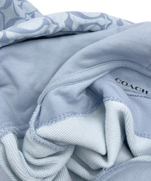 COACH（コーチ）COACH (コーチ) シグネチャーロゴパーカー ブルー サイズ:Mの古着・服飾アイテム