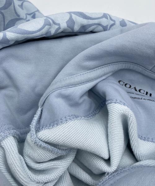 COACH（コーチ）COACH (コーチ) シグネチャーロゴパーカー ブルー サイズ:Mの古着・服飾アイテム