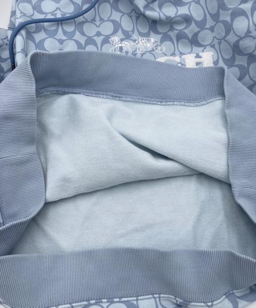 COACH（コーチ）COACH (コーチ) シグネチャーロゴパーカー ブルー サイズ:Mの古着・服飾アイテム