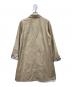 BURBERRY LONDON (バーバリーロンドン) 比翼ステンカラーコート ベージュ サイズ:7：12000円