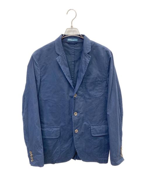 POLO RALPH LAUREN（ポロ・ラルフローレン）POLO RALPH LAUREN (ポロ・ラルフローレン) 3Bコットンテーラードジャケット ネイビー サイズ:Mの古着・服飾アイテム