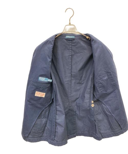 POLO RALPH LAUREN（ポロ・ラルフローレン）POLO RALPH LAUREN (ポロ・ラルフローレン) 3Bコットンテーラードジャケット ネイビー サイズ:Mの古着・服飾アイテム