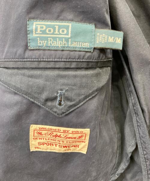 POLO RALPH LAUREN（ポロ・ラルフローレン）POLO RALPH LAUREN (ポロ・ラルフローレン) 3Bコットンテーラードジャケット ネイビー サイズ:Mの古着・服飾アイテム