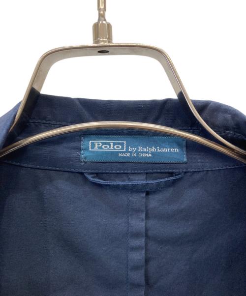 POLO RALPH LAUREN（ポロ・ラルフローレン）POLO RALPH LAUREN (ポロ・ラルフローレン) 3Bコットンテーラードジャケット ネイビー サイズ:Mの古着・服飾アイテム
