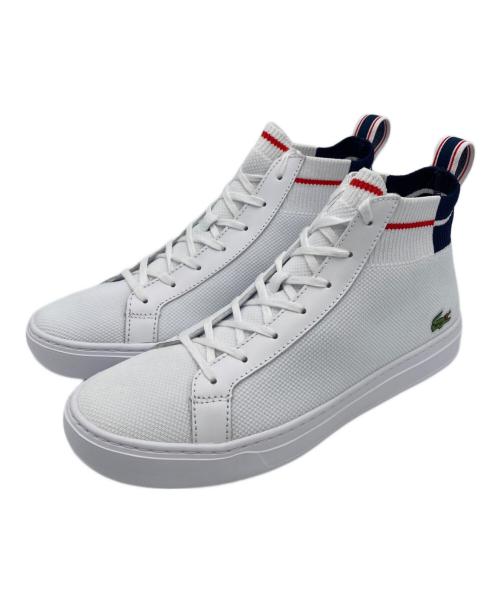 LACOSTE（ラコステ）LACOSTE (ラコステ) LA PIQUEE MID ホワイト サイズ:US10 未使用品の古着・服飾アイテム