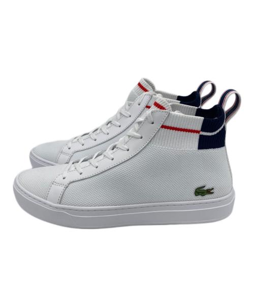 LACOSTE（ラコステ）LACOSTE (ラコステ) LA PIQUEE MID ホワイト サイズ:US10 未使用品の古着・服飾アイテム