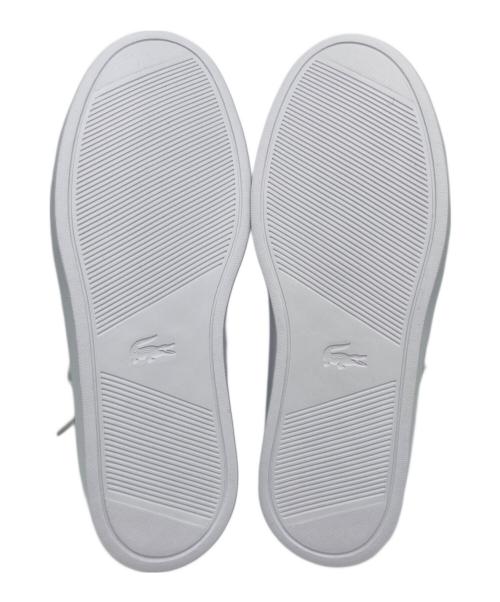 LACOSTE（ラコステ）LACOSTE (ラコステ) LA PIQUEE MID ホワイト サイズ:US10 未使用品の古着・服飾アイテム