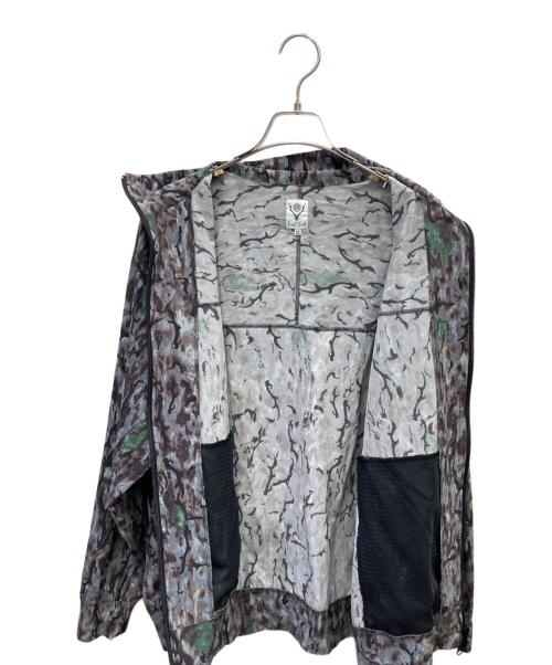 South2 West8（サウスツー ウエストエイト）South2 West8 (サウスツー ウエストエイト) ストレッチトラックジャケット グレー サイズ:XLの古着・服飾アイテム