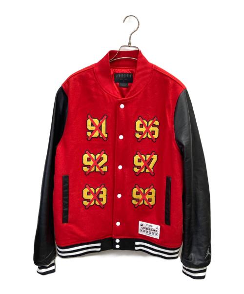 JORDAN（ジョーダン）JORDAN (ジョーダン) ヴァーシティージャケット レッド サイズ:Mの古着・服飾アイテム