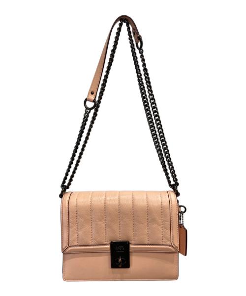 COACH（コーチ）COACH (コーチ) ハットンショルダーバッグウィズキルティング ピンク サイズ:表記なしの古着・服飾アイテム