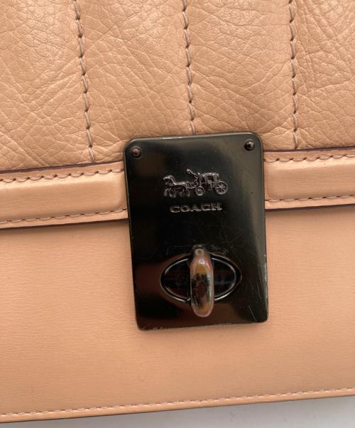 COACH（コーチ）COACH (コーチ) ハットンショルダーバッグウィズキルティング ピンク サイズ:表記なしの古着・服飾アイテム