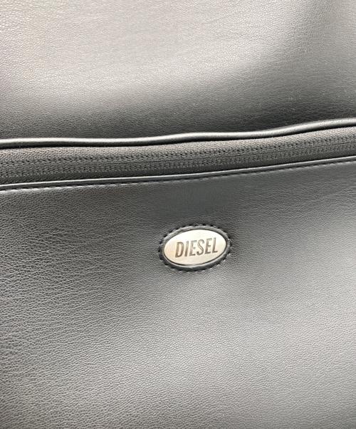 DIESEL（ディーゼル）DIESEL (ディーゼル) DSL OVAL BACKPACK（オーバル バックパック） ブラック サイズ:表示なしの古着・服飾アイテム