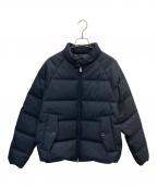 TOMORROW LANDトゥモローランド）の古着「ウールシルクツイルダウンブルゾン」｜ネイビー