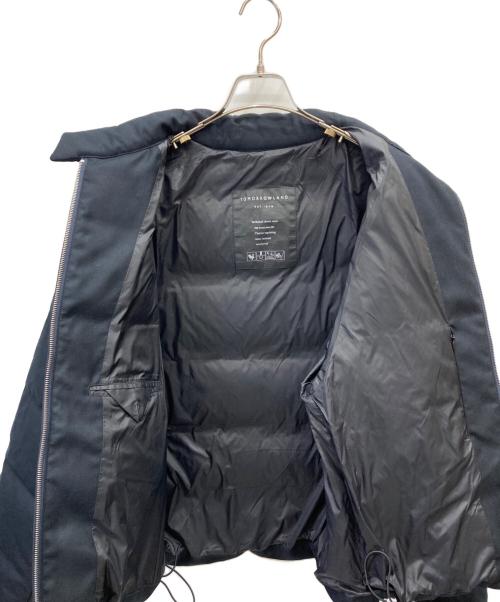 TOMORROW LAND（トゥモローランド）TOMORROW LAND (トゥモローランド) ウールシルクツイルダウンブルゾン ネイビー サイズ:Sの古着・服飾アイテム