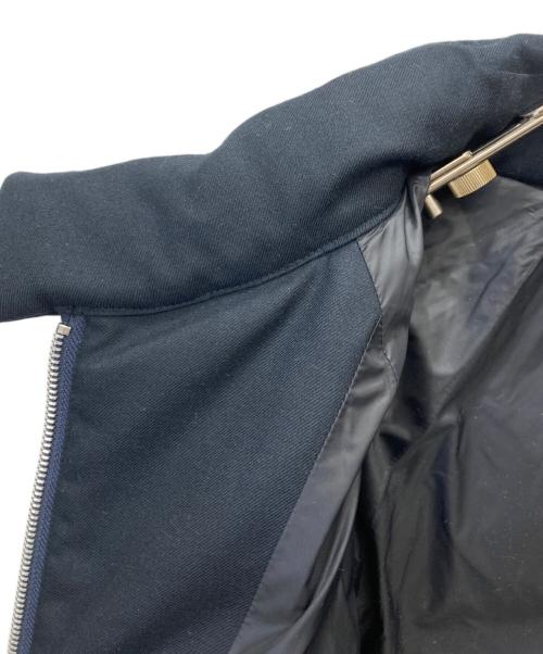 TOMORROW LAND（トゥモローランド）TOMORROW LAND (トゥモローランド) ウールシルクツイルダウンブルゾン ネイビー サイズ:Sの古着・服飾アイテム