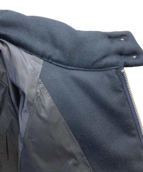 TOMORROW LAND（トゥモローランド）TOMORROW LAND (トゥモローランド) ウールシルクツイルダウンブルゾン ネイビー サイズ:Sの古着・服飾アイテム