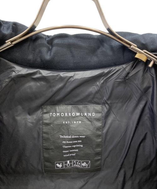 TOMORROW LAND（トゥモローランド）TOMORROW LAND (トゥモローランド) ウールシルクツイルダウンブルゾン ネイビー サイズ:Sの古着・服飾アイテム