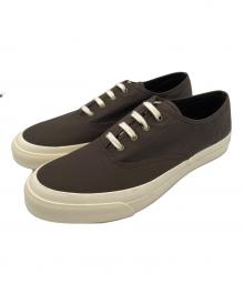 MAISON et VOYAGE（メゾンエボヤージュ）の古着「キャンバススニーカー」｜ブラウン