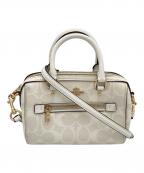 COACHコーチ）の古着「2WAYミニショルダーバッグ」｜ホワイト