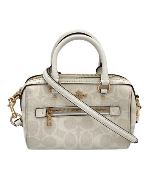 COACH（コーチ）COACH (コーチ) 2WAYミニショルダーバッグ ホワイト サイズ:表示なしの古着・服飾アイテム