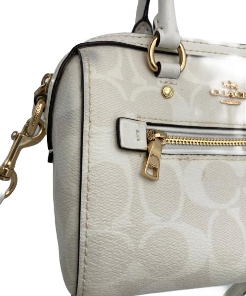 COACH（コーチ）COACH (コーチ) 2WAYミニショルダーバッグ ホワイト サイズ:表示なしの古着・服飾アイテム