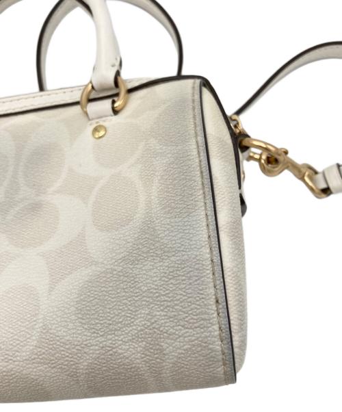 COACH（コーチ）COACH (コーチ) 2WAYミニショルダーバッグ ホワイト サイズ:表示なしの古着・服飾アイテム