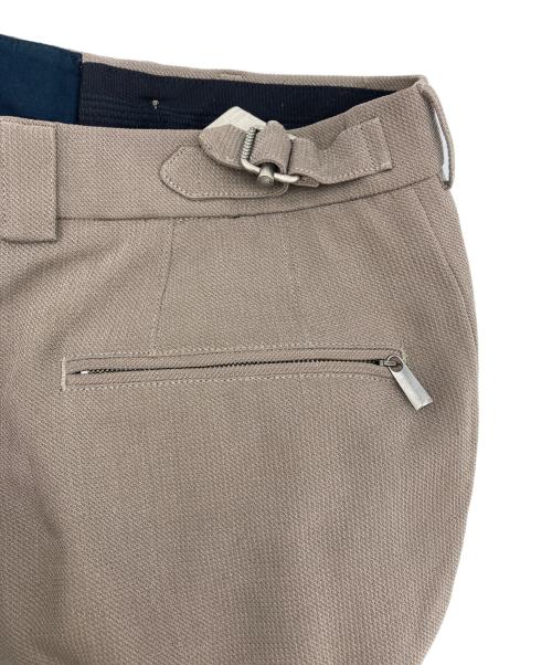 GIORGIO ARMANI（ジョルジョアルマーニ）GIORGIO ARMANI (ジョルジョアルマーニ) サイドアジャスターレーヨンタックパンツ ライトブラウン サイズ:46の古着・服飾アイテム