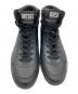 中古・古着 DIESEL (ディーゼル) S-LEROJI MID Dロゴハイトップレザースニーカー ブラック サイズ:27CM：10000円