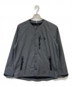 The Duffer of ST.Georgeザ ダファーオブセントジョージ）の古着「MINOTEC タフタカーディガンブルゾン」｜グレー