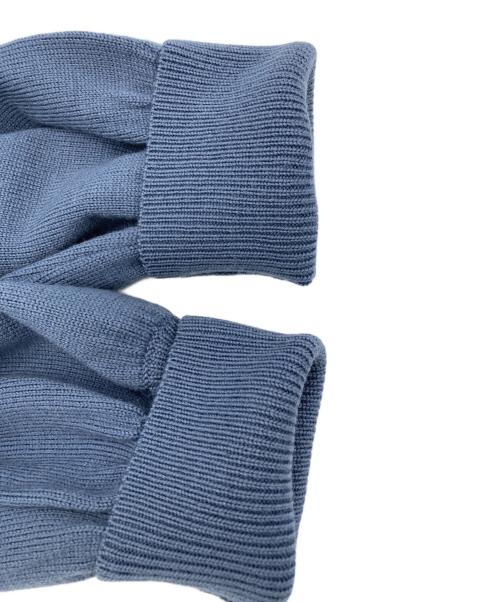 BALLSEY（ボールジィ）BALLSEY (ボールジィ) エクストラファインウール バックスリットプルオーバー ブルー サイズ:Sの古着・服飾アイテム