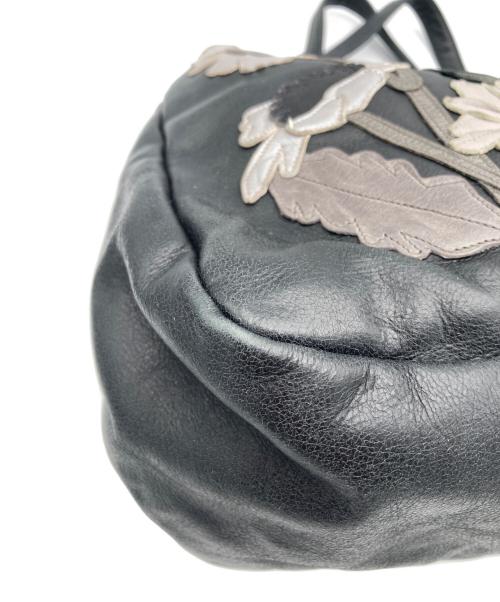 Susannah Hunter（スザンナハンター）Susannah Hunter (スザンナハンター) 花柄ハンドバッグ ブラック サイズ:表示なしの古着・服飾アイテム