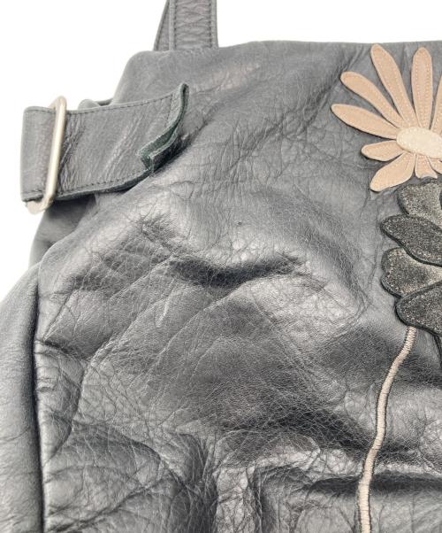 Susannah Hunter（スザンナハンター）Susannah Hunter (スザンナハンター) 花柄ハンドバッグ ブラック サイズ:表示なしの古着・服飾アイテム