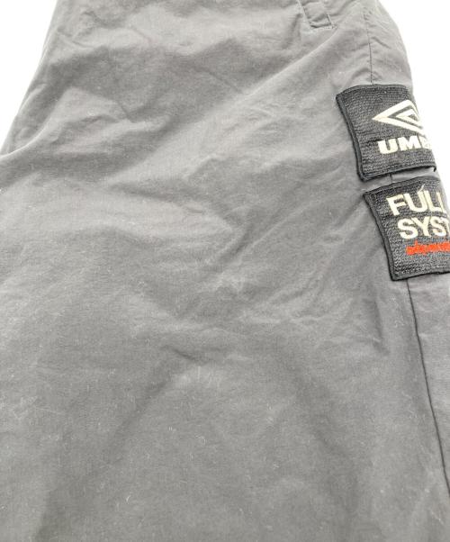 UMBRO（アンブロ）UMBRO (アンブロ) FULL-BK (フルビーケー) ATMOS (アトモス) BREAKER PANTS ブラック サイズ:Lの古着・服飾アイテム