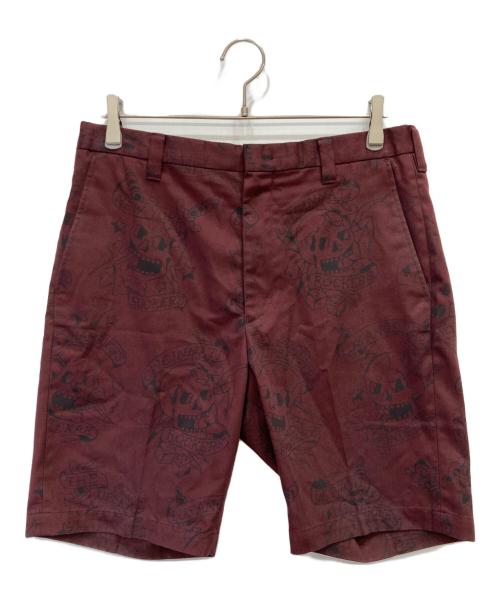 WACKO MARIA（ワコマリア）WACKO MARIA (ワコマリア) ワークハーフパンツ ボルドー サイズ:Ⅿの古着・服飾アイテム